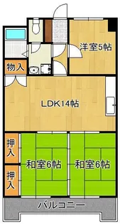 第10岡部ビル【4階】の間取り