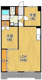 第10岡部ビル【4階】の間取り