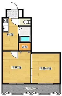 ロイヤルトレンディ【2階】の間取り
