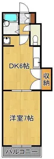 グランドアイ小倉【4階】の間取り