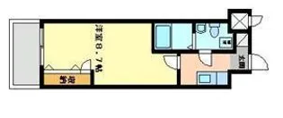 No.65 クロッシングタワーORIENT BLD.【10階】の間取り