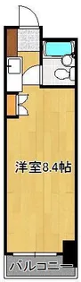 シンコー小倉黄金スカイマンション【8階】の間取り