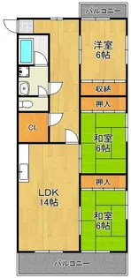 プリンセスル・パンⅡ【2階】の間取り