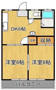 コーポ原田【3階】の間取り