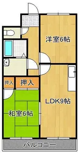 足立インターハイツ【4階】の間取り