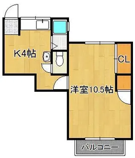 ハイツ奈香緒【2階】の間取り