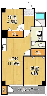 第5共立ビル【7階】の間取り