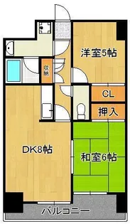 ヴァルト片野駅前【3階】の間取り