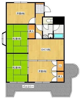 4DKの間取り画像