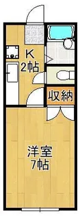 ヴェルクレイン弐番館【1階】の間取り