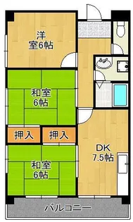 第1共立ビル【4階】の間取り