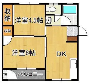 マキシム貴船【1階】の間取り