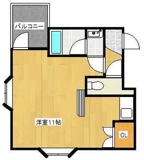 山口マンション【3階】の間取り