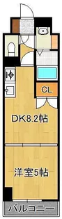 リッツ霧ヶ丘【4階】の間取り