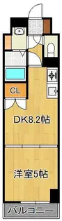 リッツ霧ヶ丘【9階】の間取り