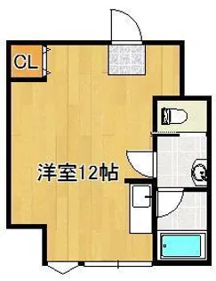 ベルガ片野【7階】の間取り