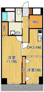 クルーズ グラン セレスト【8階】の間取り