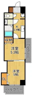 木下鉱産ビルⅡ【6階】の間取り