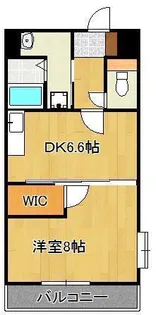 ウィングス片野Ⅱ【8階】の間取り