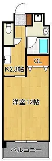 デスパシオ熊本【4階】の間取り