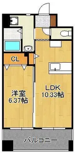 ジュピター【9階】の間取り