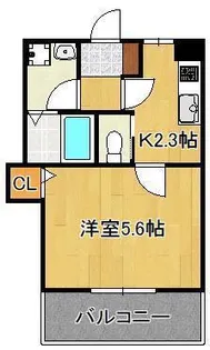 Rino Grande【4階】の間取り