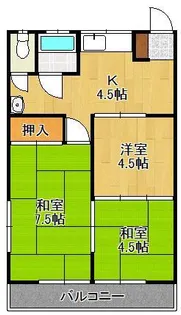 西田ビル【3階】の間取り