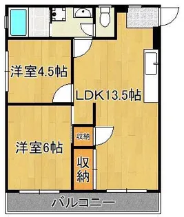 プリンセスメディアパークⅡ【4階】の間取り