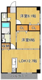 パティナ足立【2階】の間取り