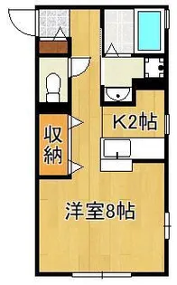 ウィルコート霧ヶ丘【2階】の間取り