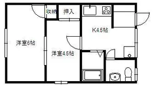 コーポMC【2階】の間取り