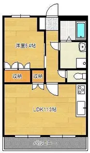 ボンヌール植田【3階】の間取り