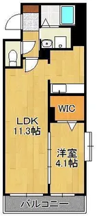 ラ・アヴェニール【1階】の間取り