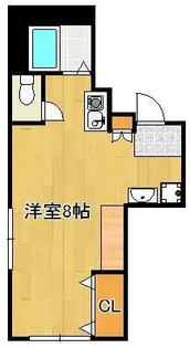 1Rの間取り画像