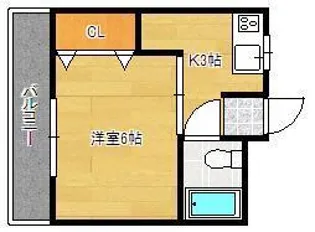 レ・サンク・シャ【2階】の間取り