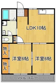 アーバンKNⅡ【1階】の間取り