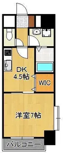 1DKの間取り画像