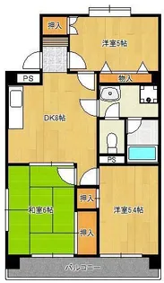 プレアール足立【3階】の間取り