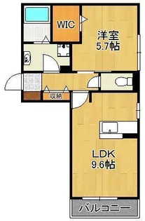 セジュール熊本【3階】の間取り