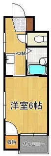 シャトレ足原【1階】の間取り