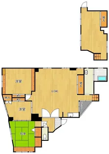 崎山ビル【4階】の間取り