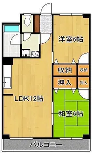 マルマン黄金ビル【4階】の間取り