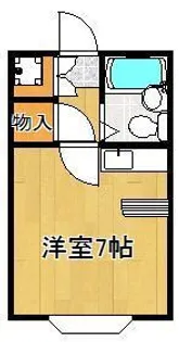 シティルーム大畠【1階】の間取り