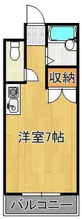 オーク黒住B棟【3階】の間取り