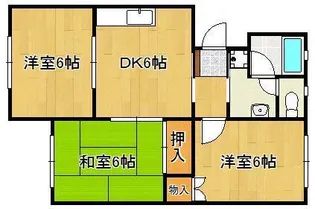 メゾン・ド・ルーブル【1階】の間取り