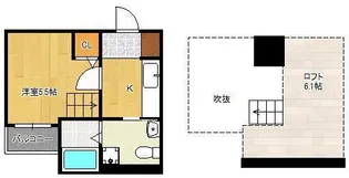 RideⅡ【2階】の間取り