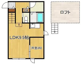 ラ・グランジュール伍番館【2階】の間取り