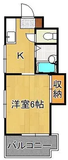 シャトレ熊本【4階】の間取り