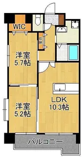 アクシオ片野【2階】の間取り