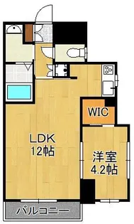 Erde三萩野【5階】の間取り